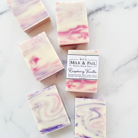 Milk & Pail - Raspberry Vanilla Goat Milk Soap